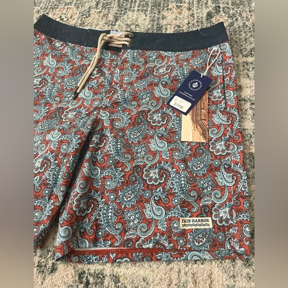 Fair harbor NEW THE NAUTILUS BOARDSHORT a4 - Picture 3 of 4